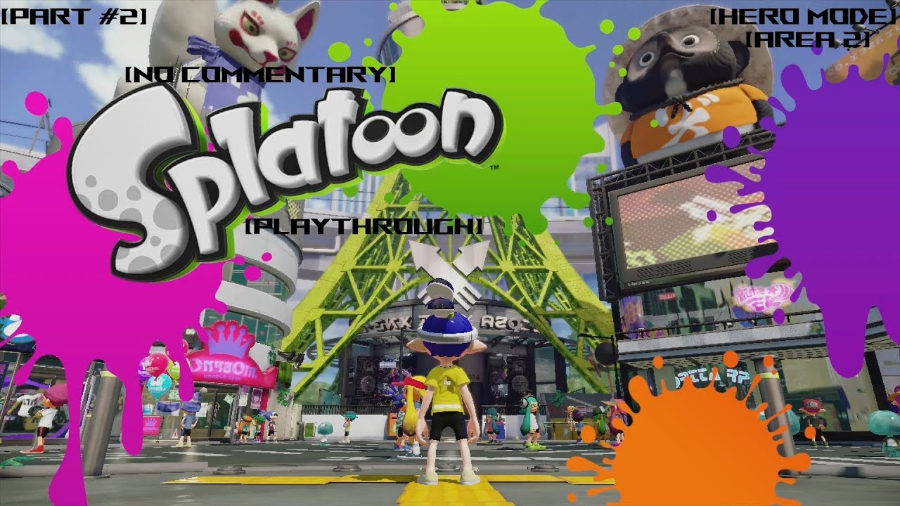 Splatoon Hero Mode Playthrough | [Part #2] | [Area 2] Elite Octolings & The Dreaded Octonozzle