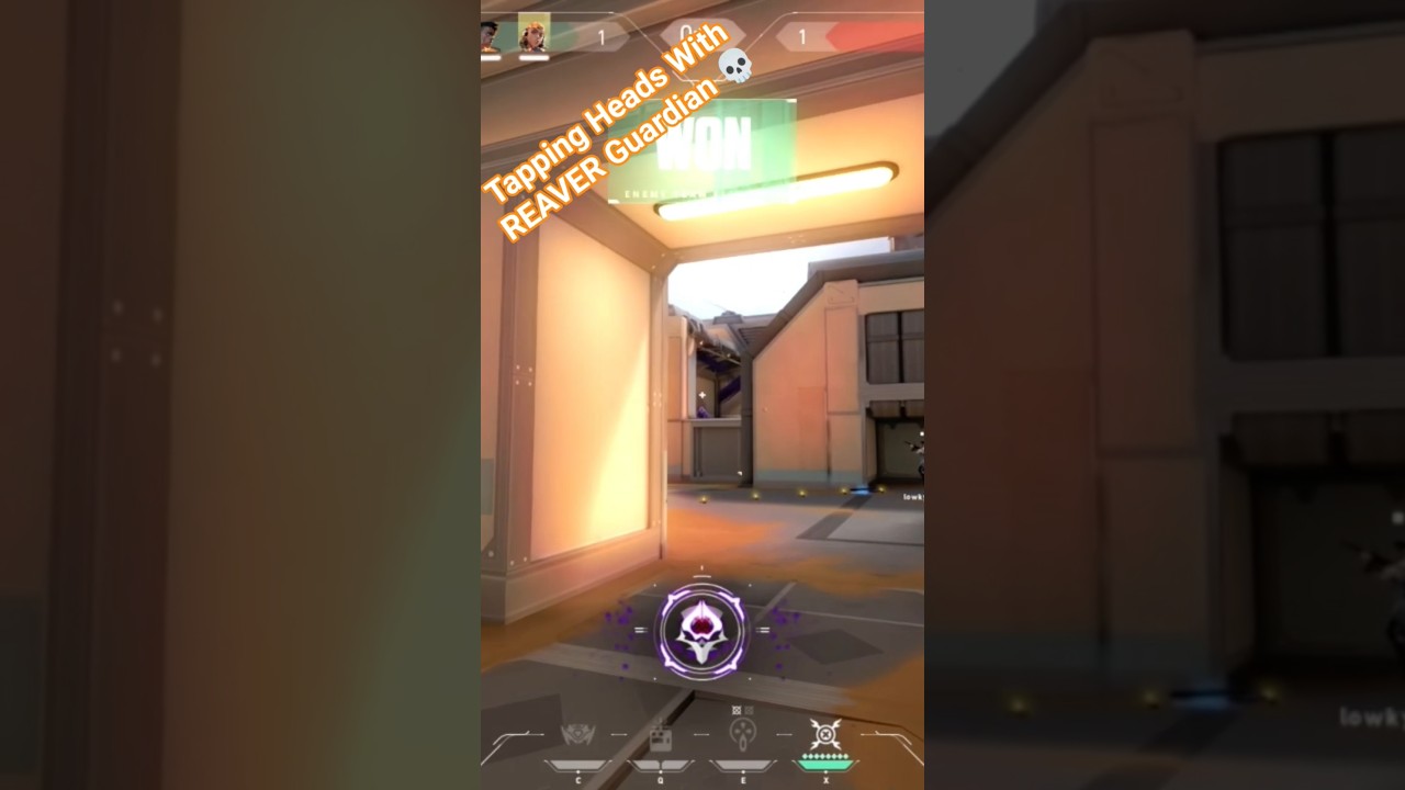Satisfying taps with Reaver Guardian on Fracture map in Valorant 
