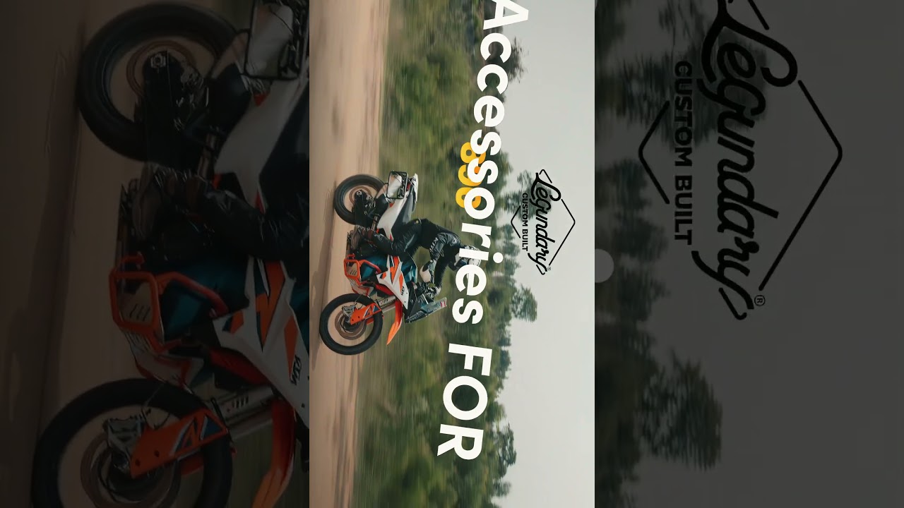 Built to go beyond limits.Upgrade your KTM Adventure 890 with Legundary’s premium accessories