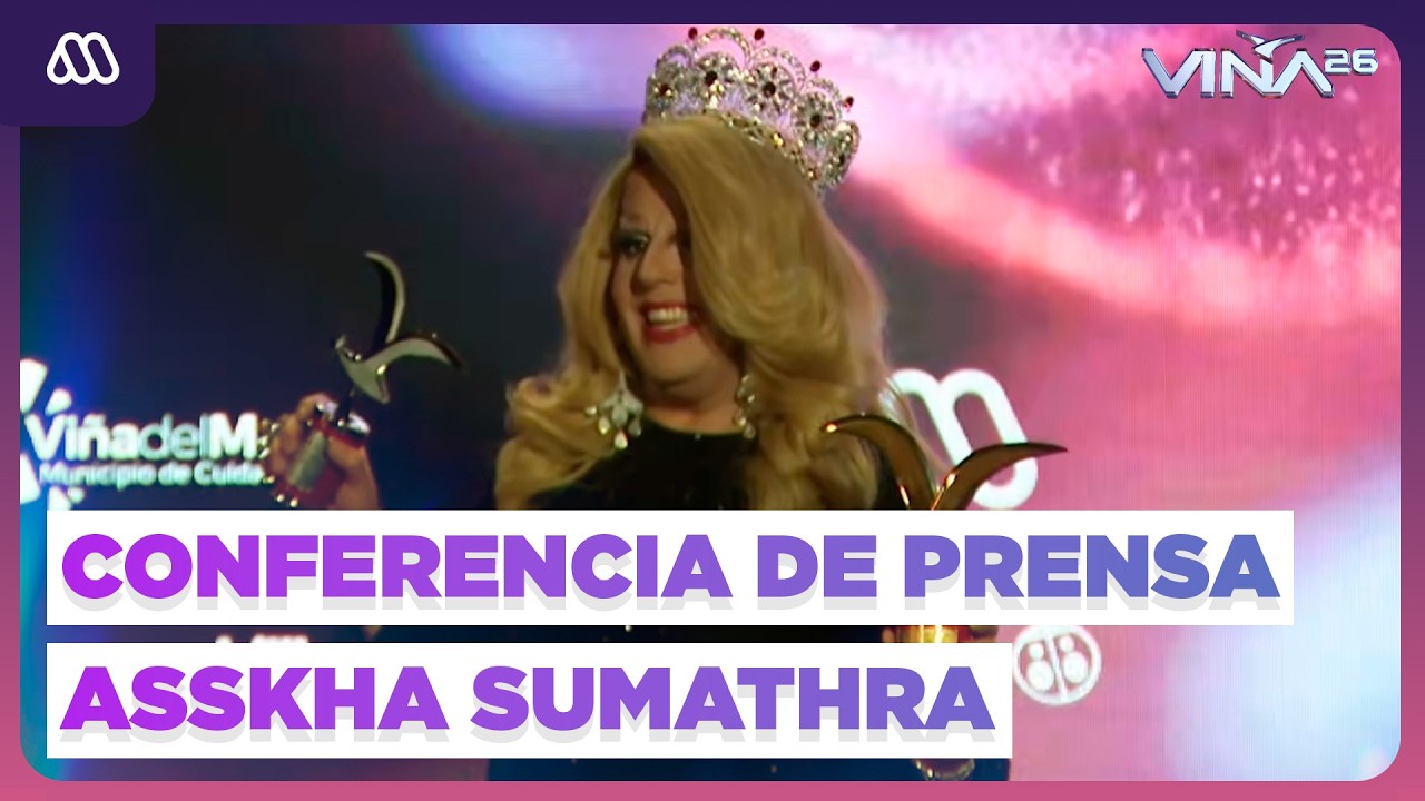 Tras su exitoso show en el Festival de Viña: Conferencia de prensa de Asskha Sumathra