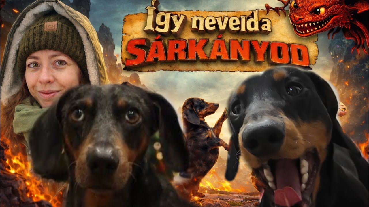 Merlin és Artúr új trükköt tanul-TOLAT 🤩🐶🐶 