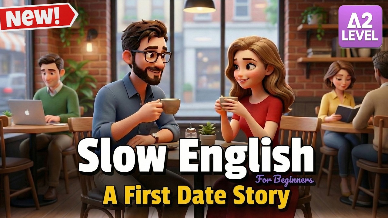 Is Talking Too Much on First Dates Really a TURN OFF? Easy English Listening Practice (A2 Level)