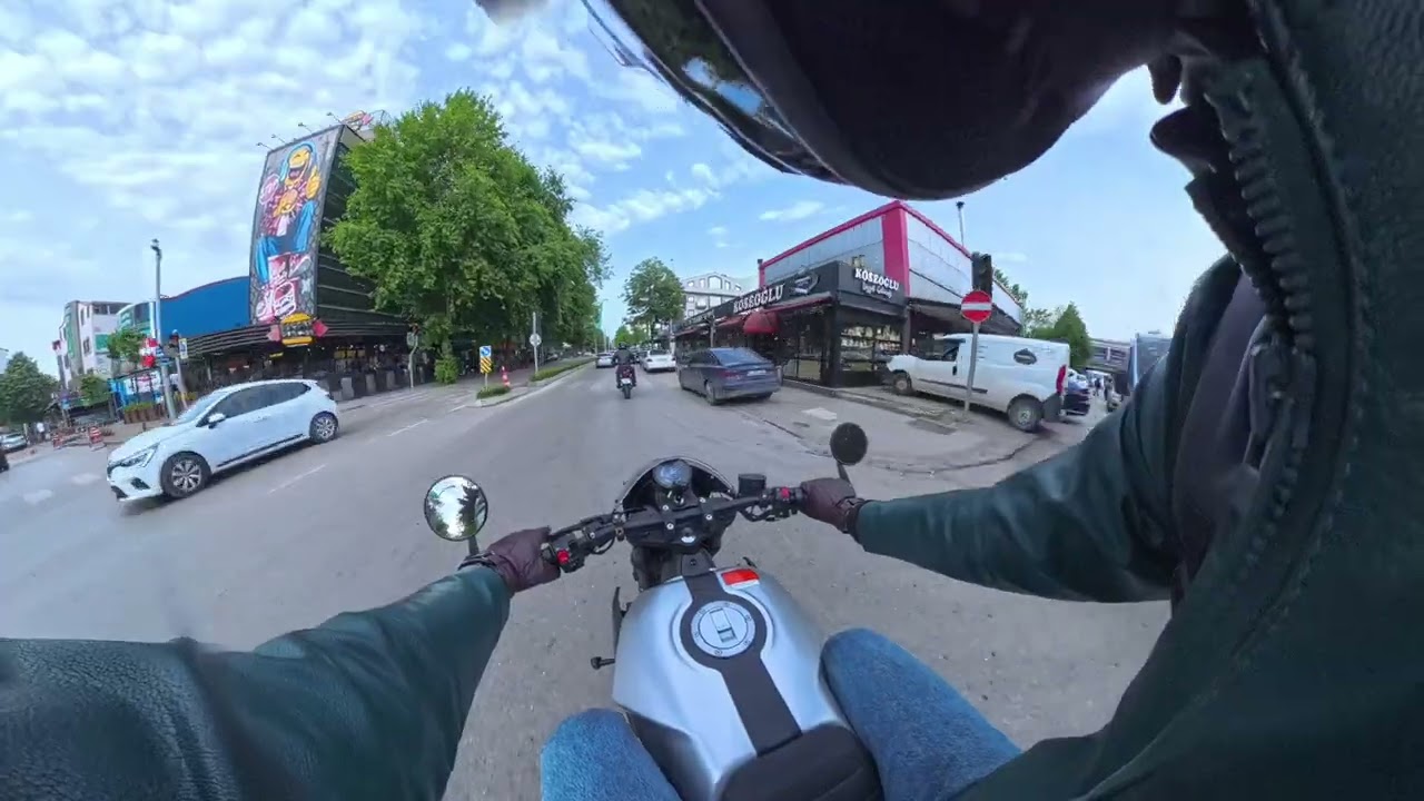BRIXTON CROSSFIRE 125 - TRIUMPH STREET TWIN 900 | İZMİT | INSTA360 X4