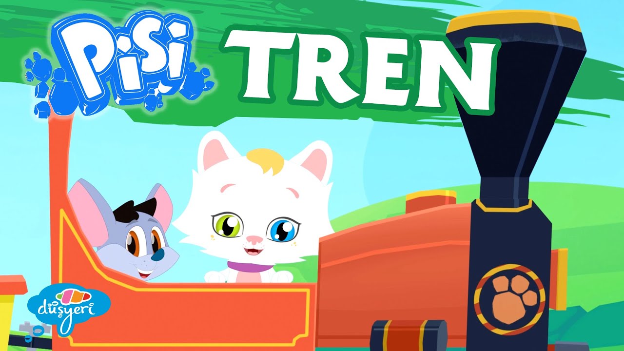 Pepee 'nin Arkadaşı Pisi Öğreniyor - Tren - Düşyeri