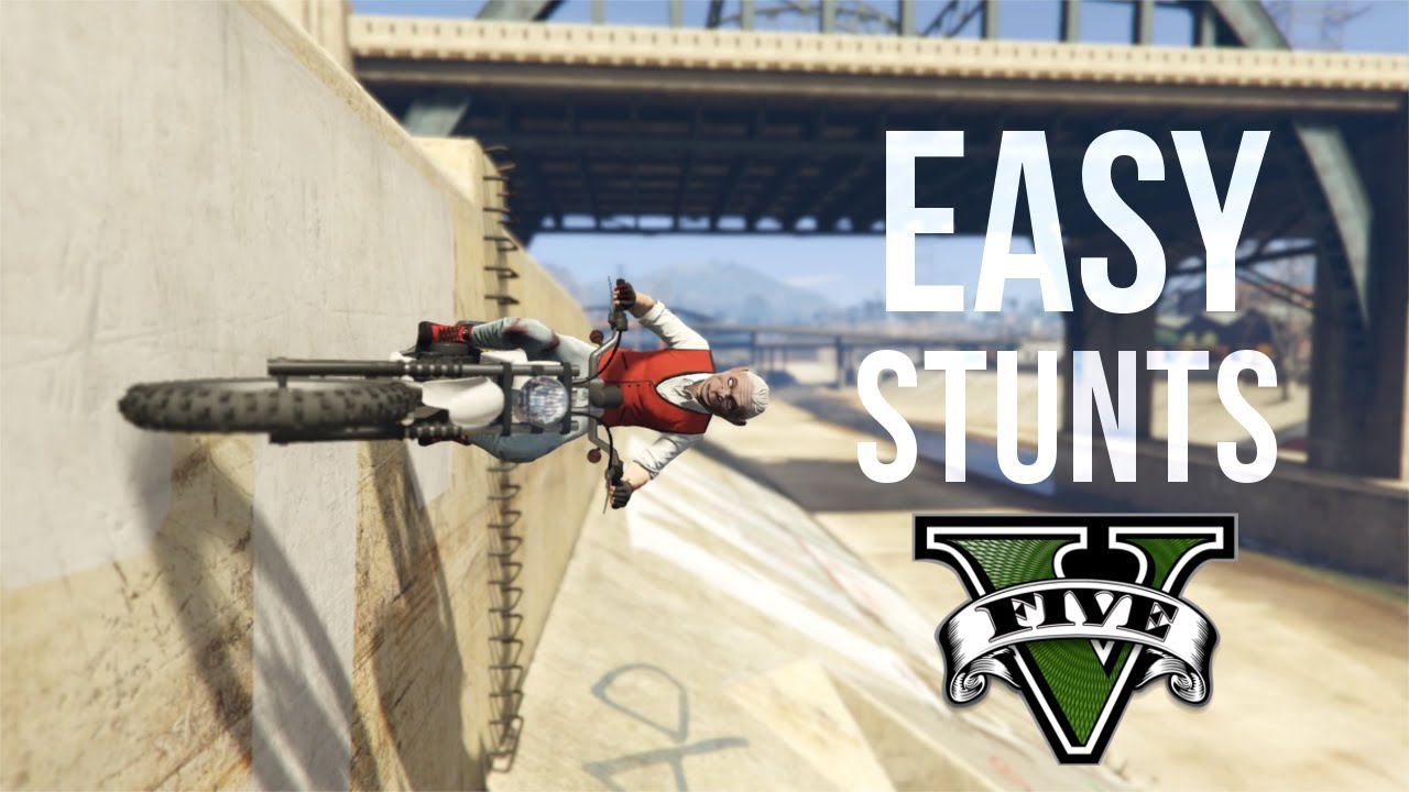 GTA 5 - TOP 15 EASY STUNTS FOR BEGINNERS #3