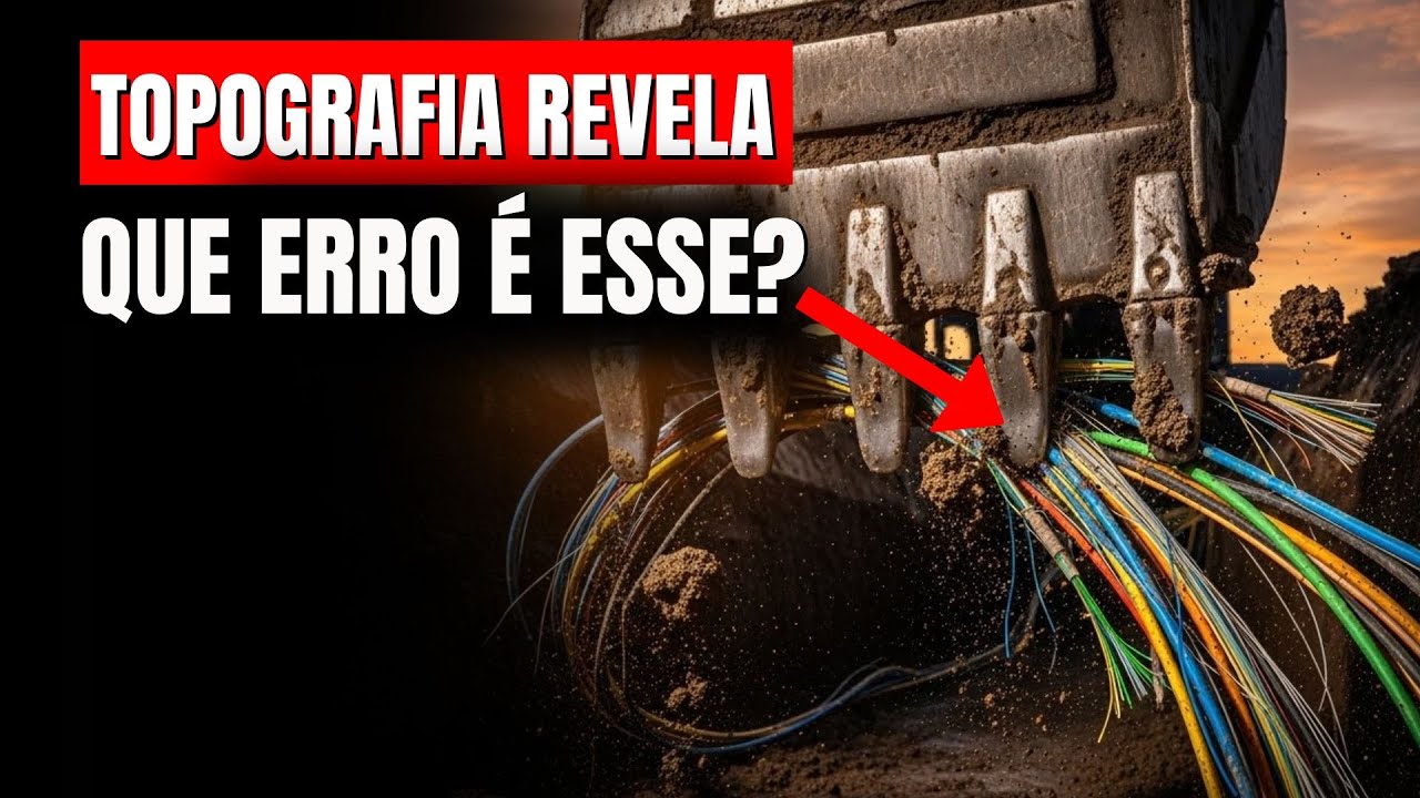 TOPOGRAFIA REVELA: POR QUE SUA INTERNET É LENTA? CABOS SUBTERRÂNEOS E A MEDIÇÃO DA TOPOGRAFIA...