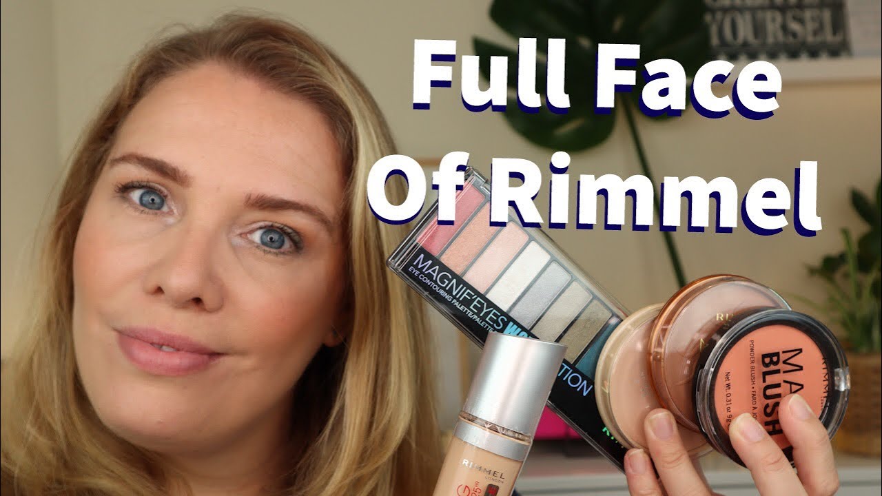 Full Face of Rimmel products - incl mini review of all the used products