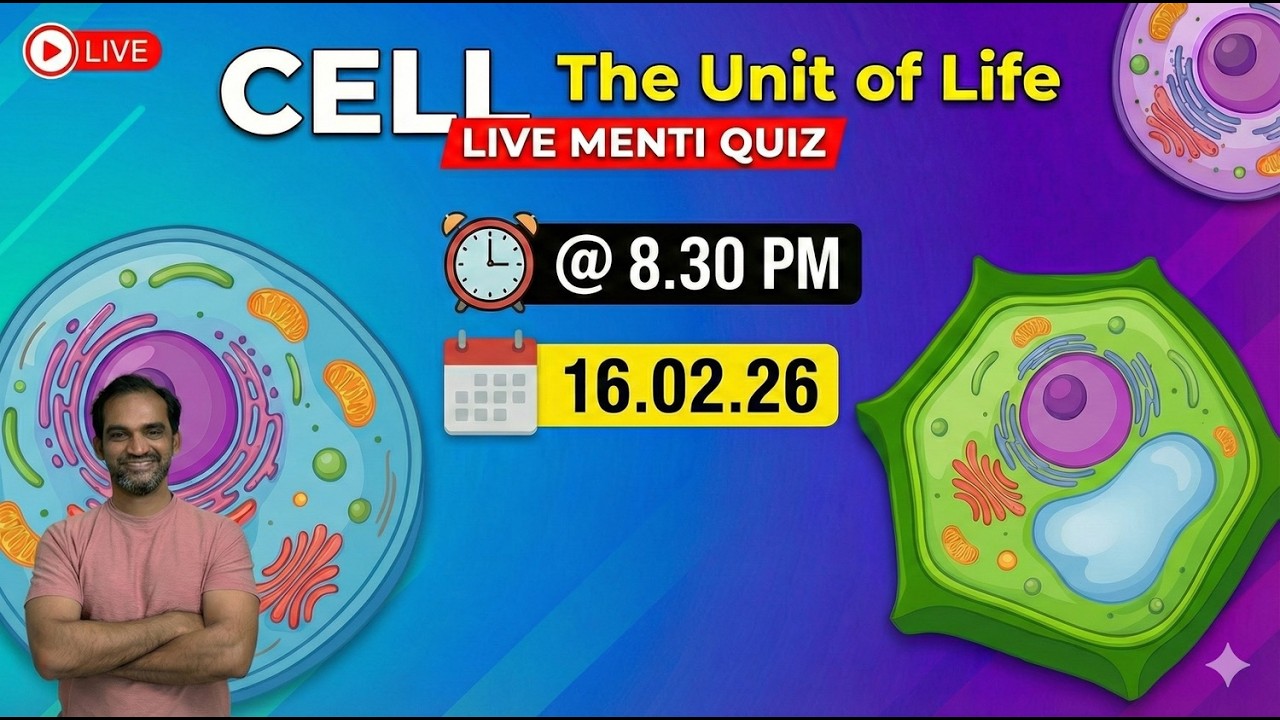 Cell: The Unit of Life | Live Menti Quiz | NEET Biology