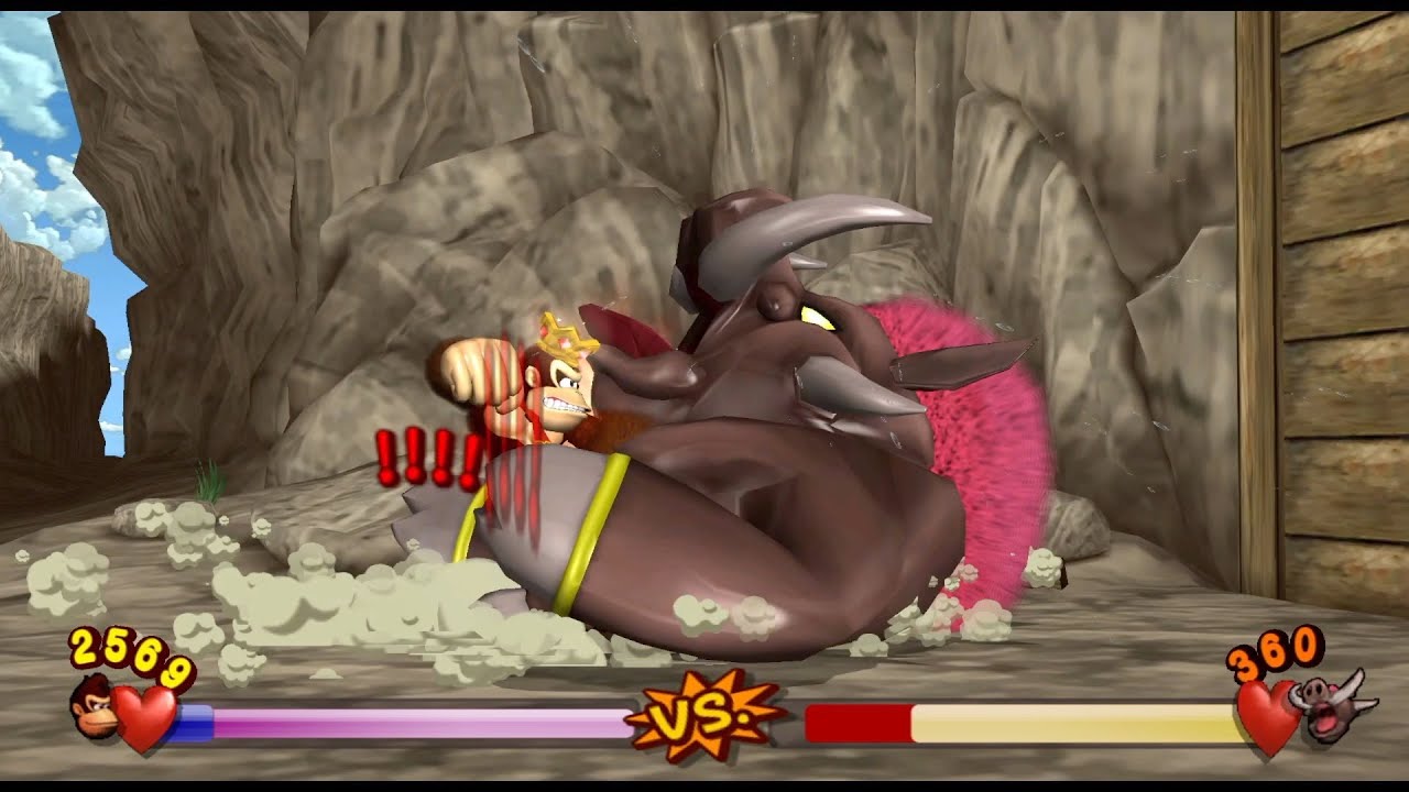 Donkey Kong Jungle Beat (Wii): Watermelon Kingdom - 2569 bananas