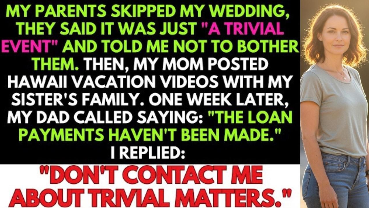 2My Parents Skipped My Wedding, Calling It “Trivial for Someone at the Bottom”—So I…