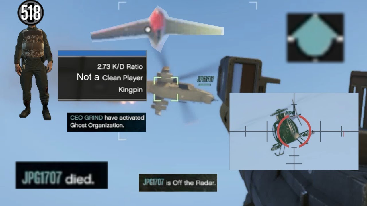 Destroying a Starling Griefer In GTA Online