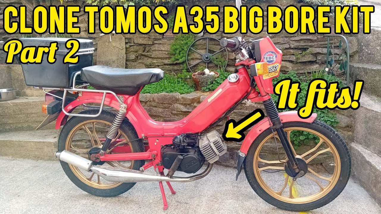 Tomos A35 65cc cylinder kit. Part 2: If at first you don't succeed...