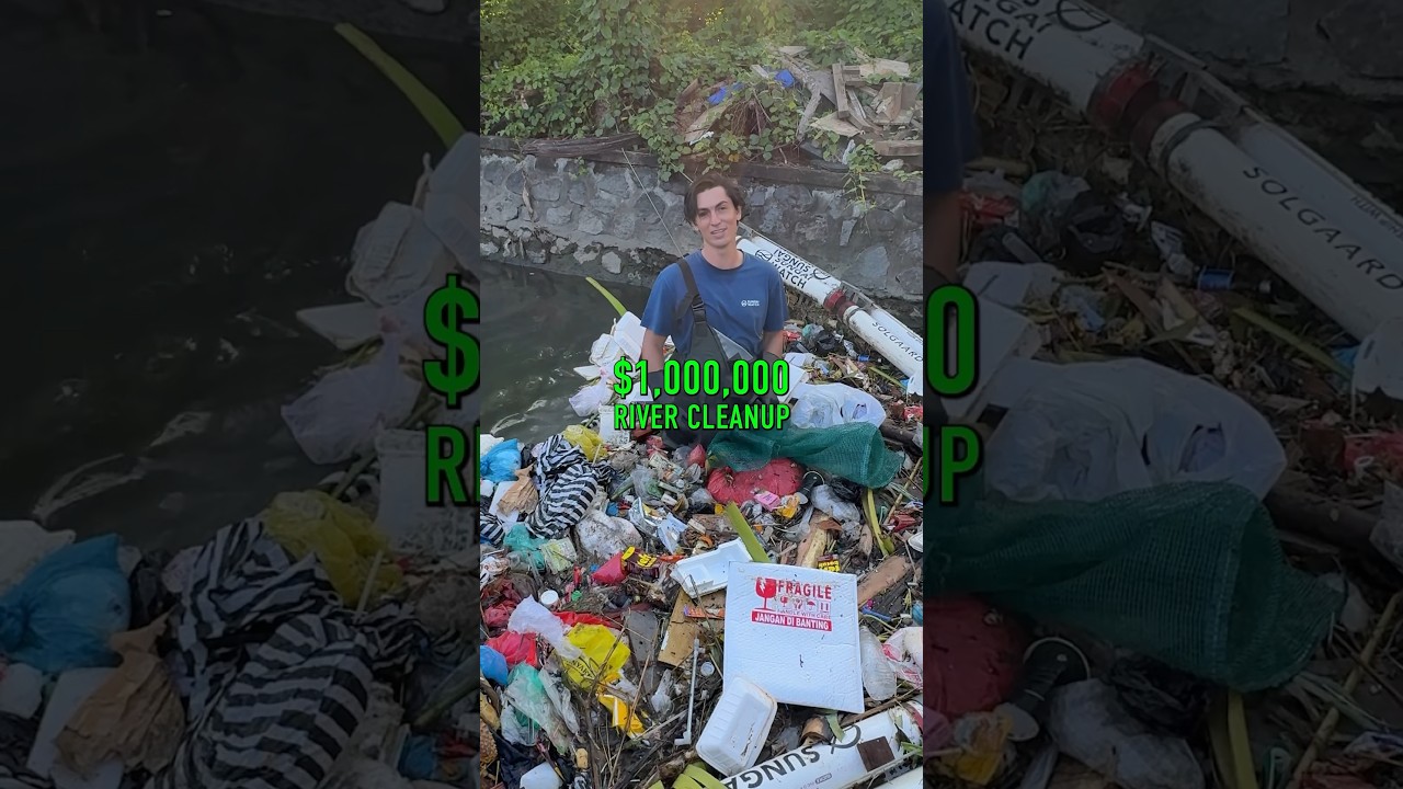 Cleaning The Worlds MOST POLLUTED Rivers For A Day w/ @sungaiwatch