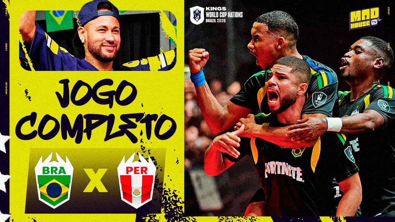 BRASIL X PERU - (KINGS WORLD CUP NATIONS 2026) - JOGO COMPLETO