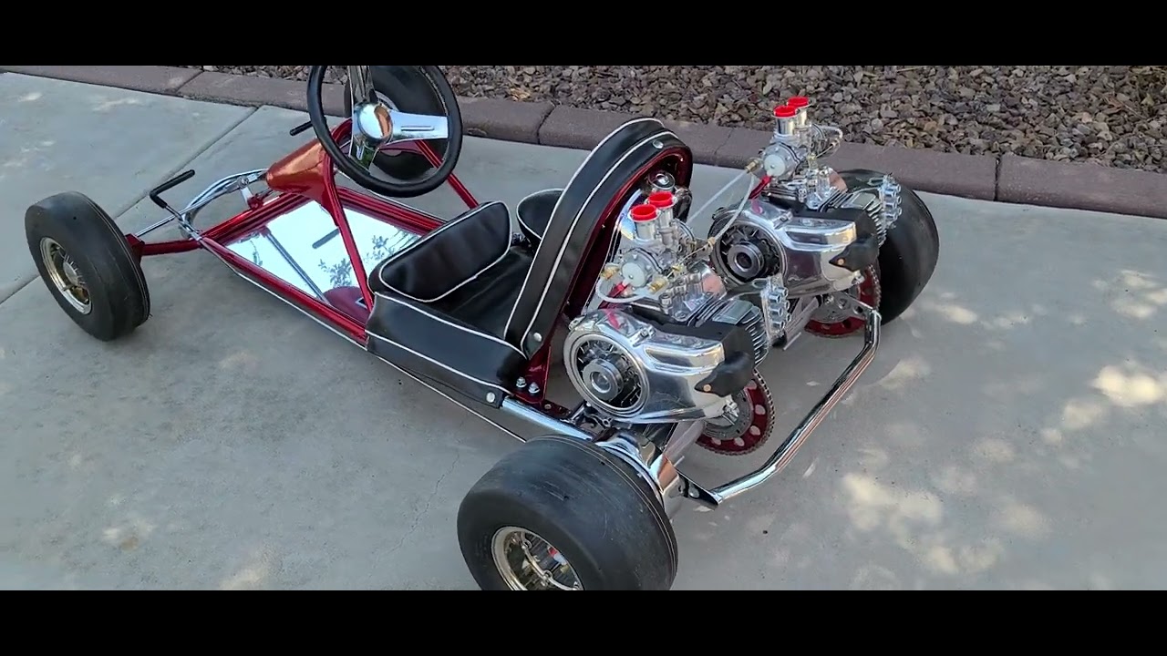 RUPP GRAND PRIX TWIN MAC91B ENGINES WALK AROUND VIDEO WITH DESCRIPTION #2