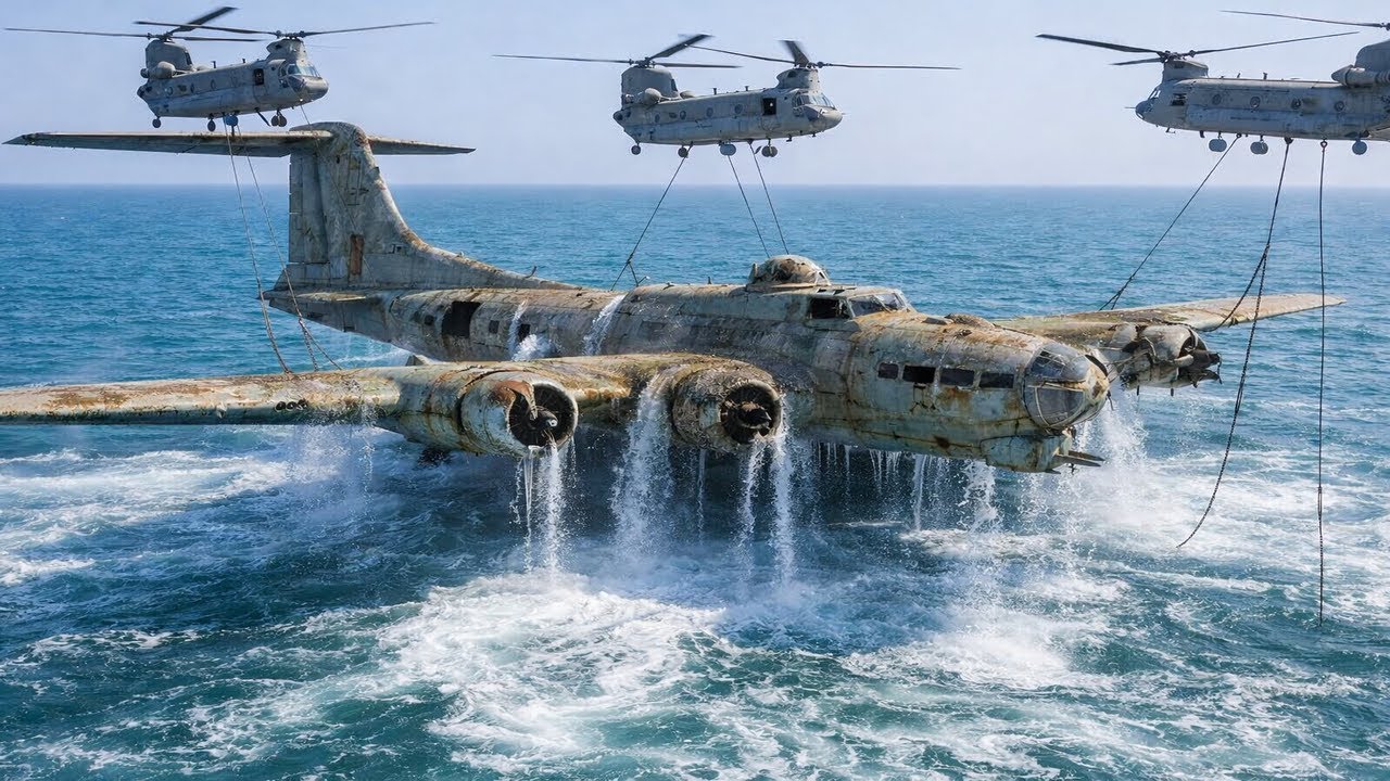Airplane Restoration | WWII B 17 Flying Fortress Recovered from the Ocean