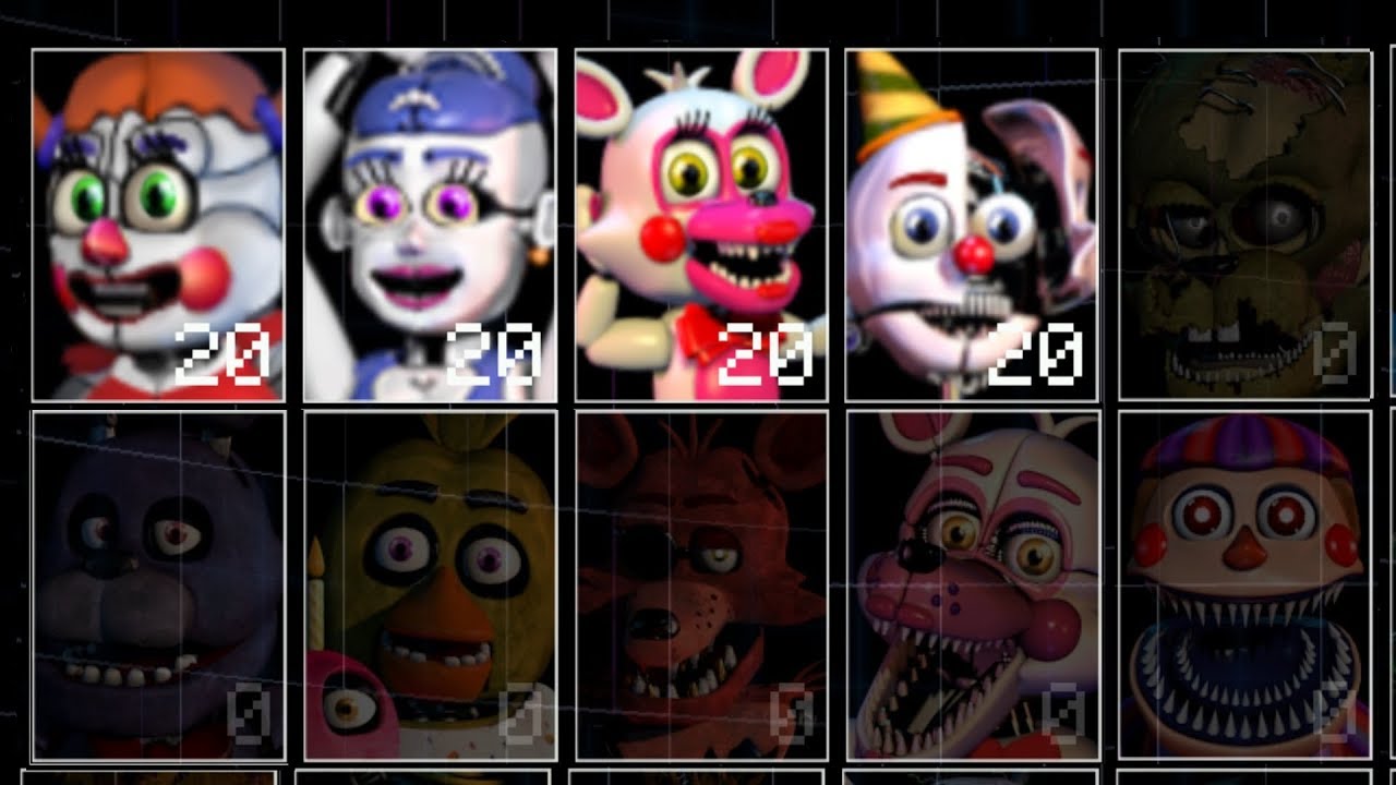 Ultimate Custom Night - Adventure Animatronics Fnaf:SL (Mod)
