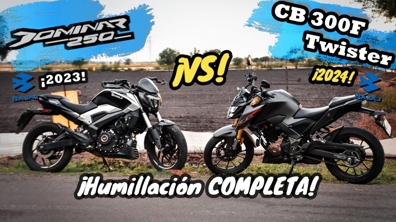 ¡Una MAS4CR3!😳💔, Dominar 250 vs CB300 F TWISTER😮🔥 | Aguacate Motovlogs 🥑