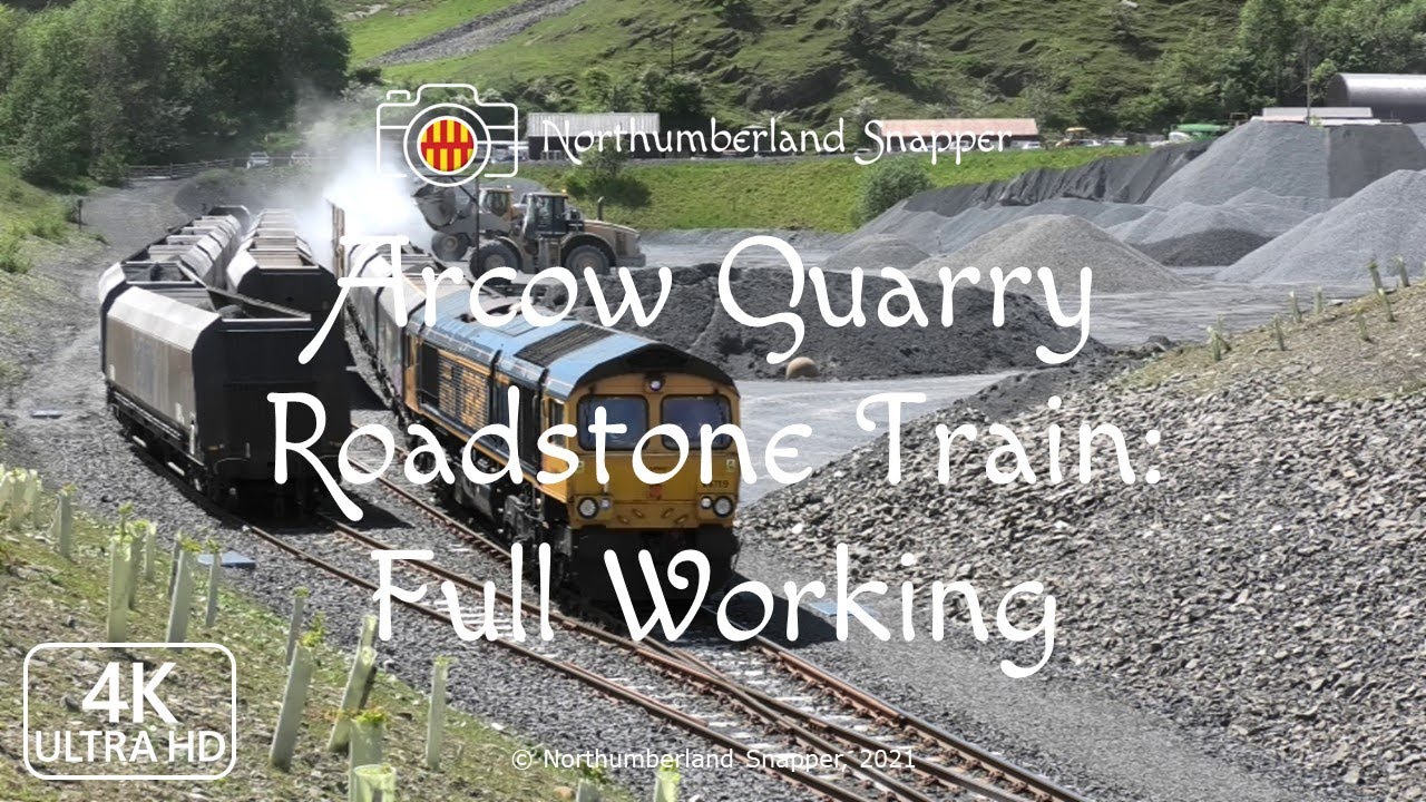 Arcow Quarry Roadstone Train - Full Working