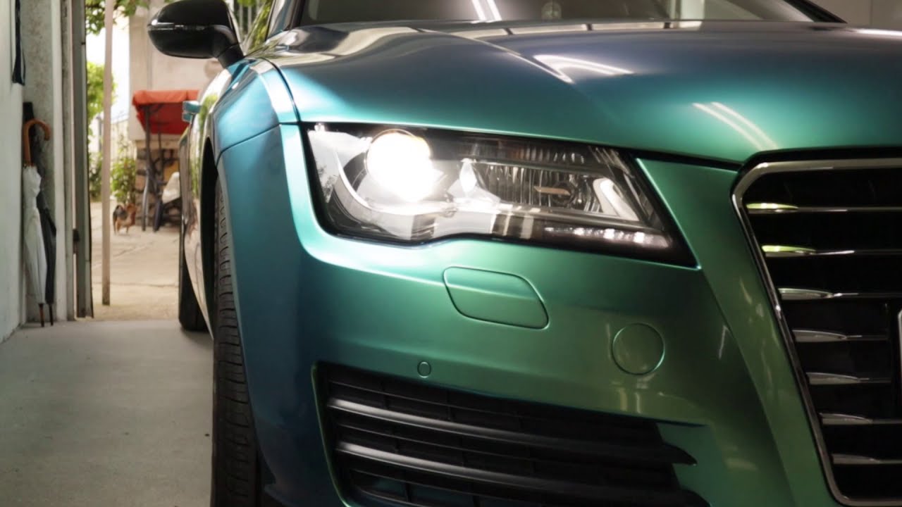 Aquamarine Wrap |Audi A7|
