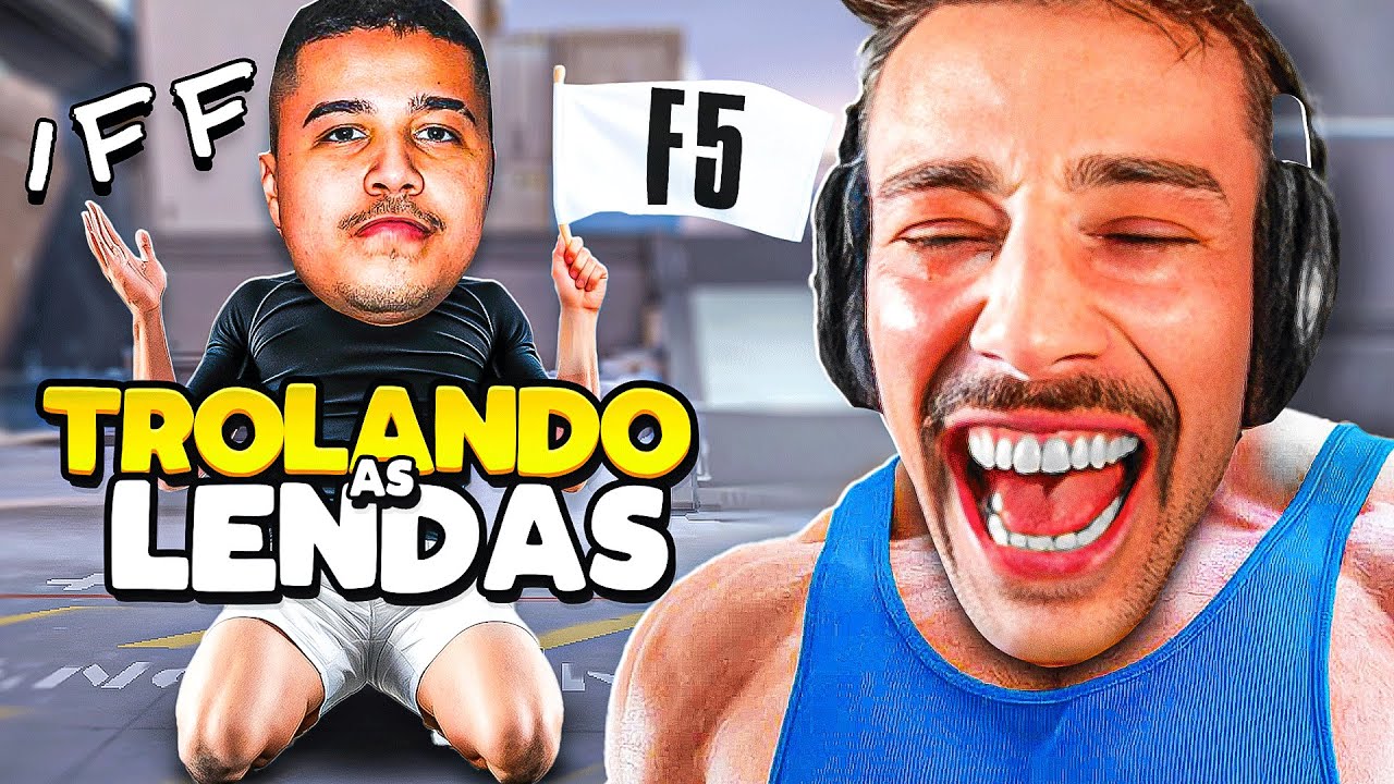 ELES DESISTIRAM DA PARTIDA DEPOIS DESSA PLAY | TROLANDO AS LENDAS #26 - TcK10