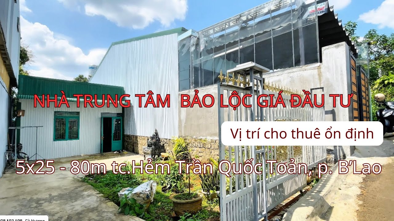 ( 224)🎊 Nhà tại trung tâm phường B’Lao chỉ 1-2 tỷ| Cù Hương- BẢO LỘC LAND