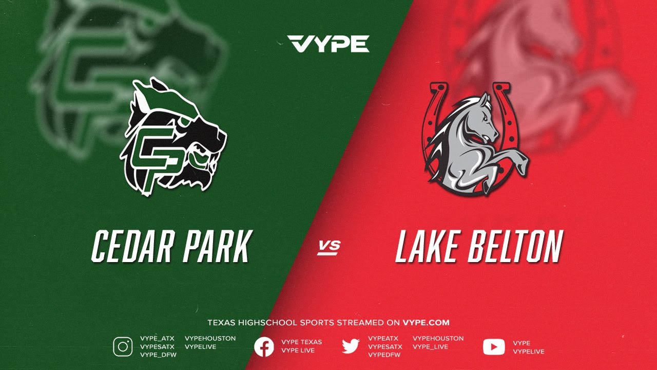 7PM - Football: Cedar Park vs. Lake Belton