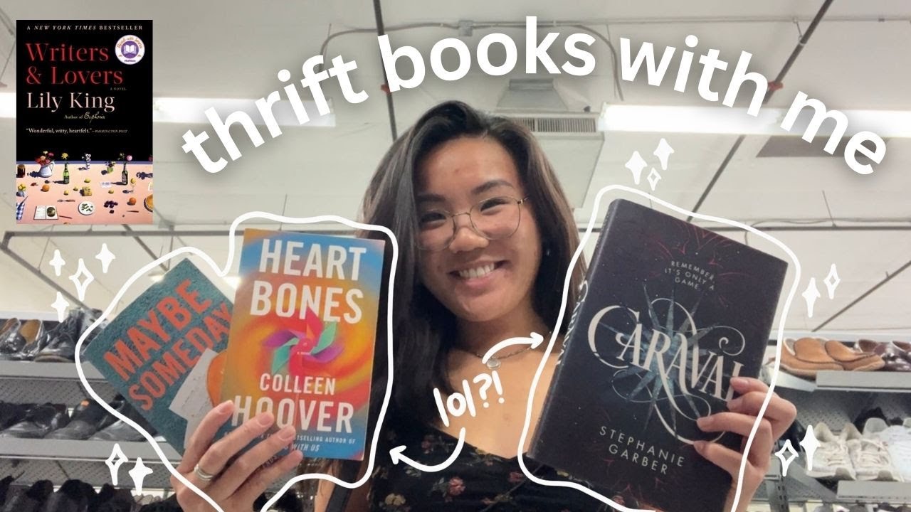 thirft books with me! goodwill version 🛍️