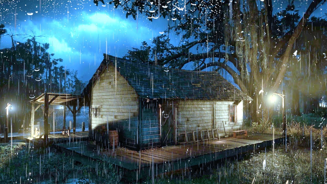 Heavy Rain in the Rainforest - Torrential Rain Sounds for Sleeping & Relaxing at Night (No Thunder)