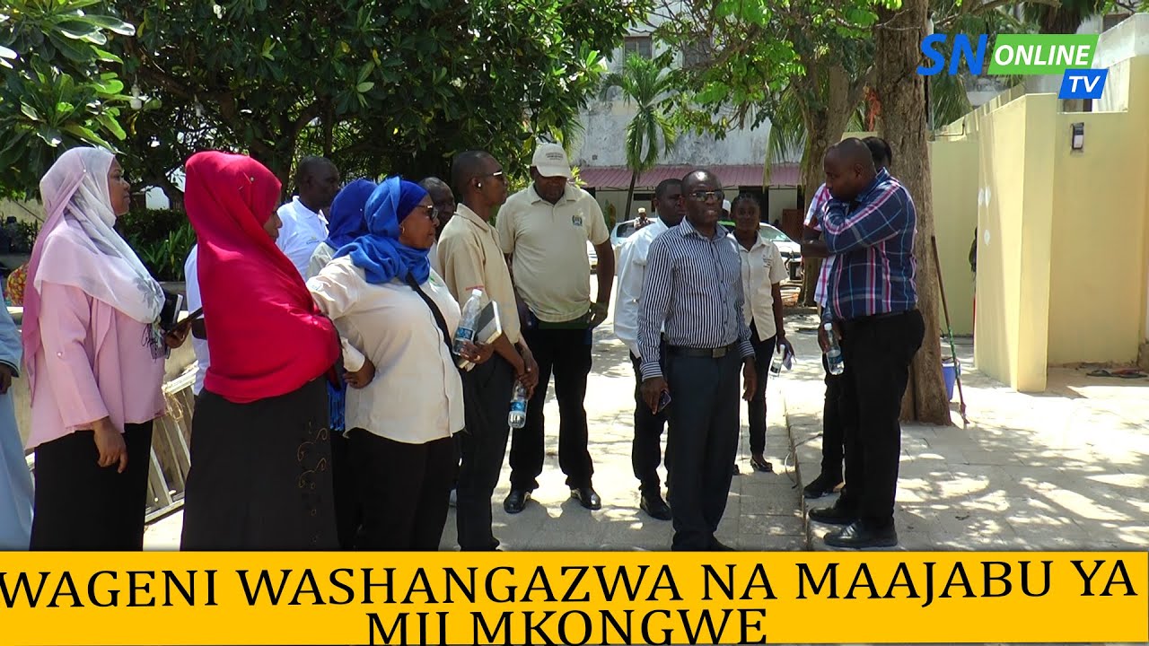 WAGENI WASHANGAZWA NA MAAJABU YA MJI MKONGWE ZANZIBAR