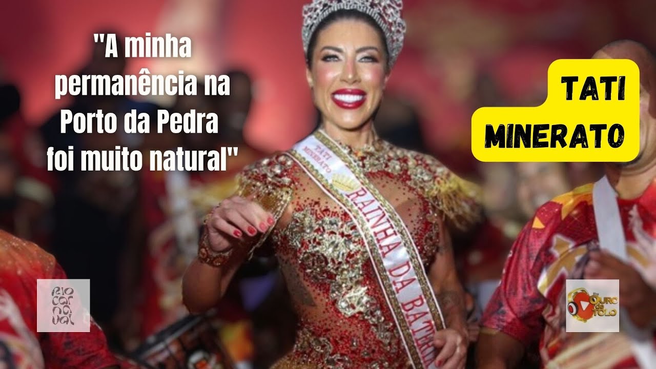 Tati Minerato, Rainha de Bateria da Unidos do Porto da Pedra: 