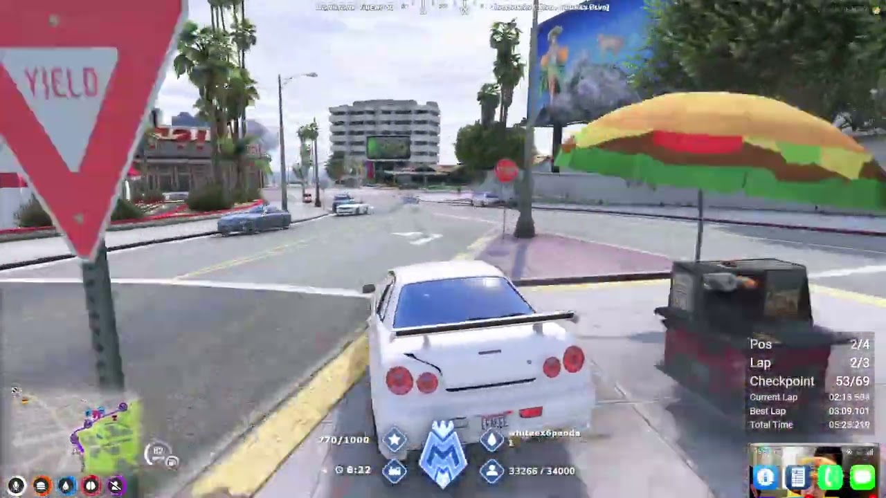 Matt gets into a INTENSE 1 v 3 Race Battle