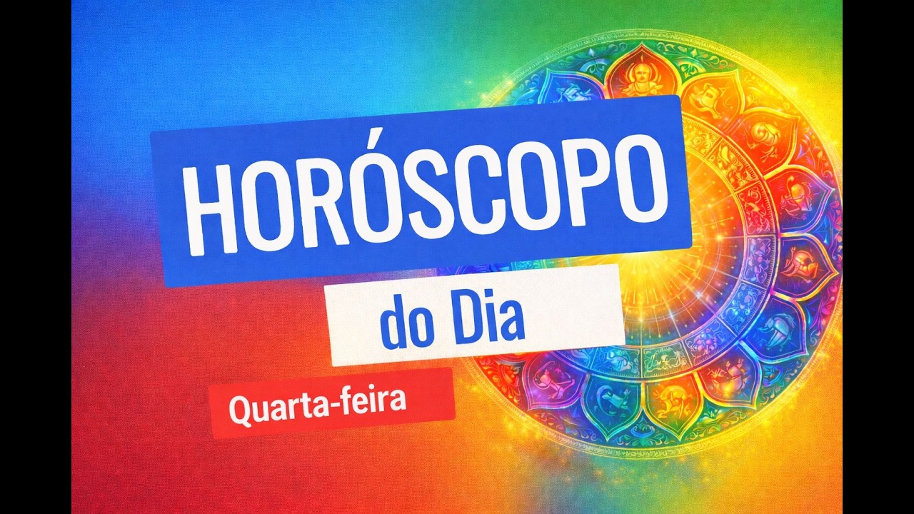 HORÓSCOPO DO DIA  de hoje QUARTA  FEIRA 18/03/2026