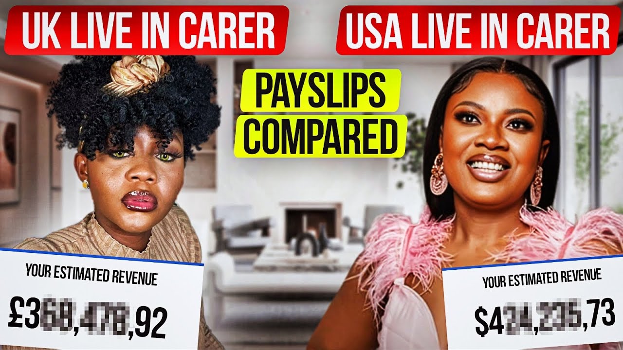 LIVE IN CARER PAYSLIPS COMPARED | UK VS USA