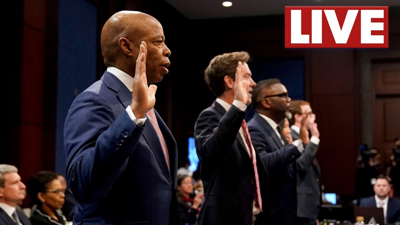 LIVE 🔴 'Sanctuary city' mayors testify before Congress, including NYC's Eric Adams