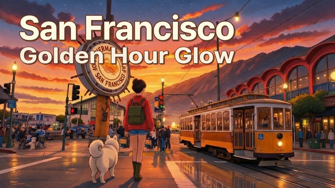 San Francisco Lo-fi Guitarㅣ1 Hour Dreamy Moments🎸