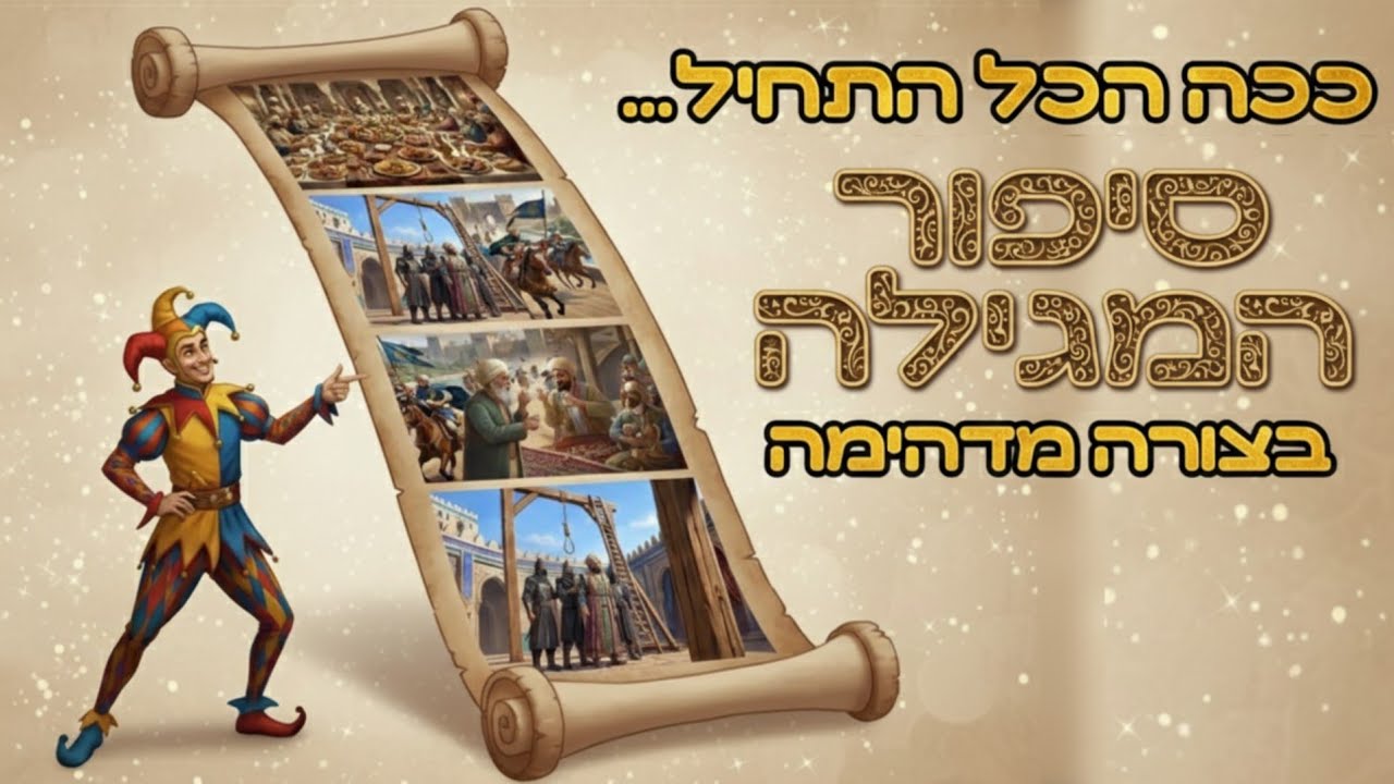 פורים • סיפור מגילת אסתר | פורים 2026 