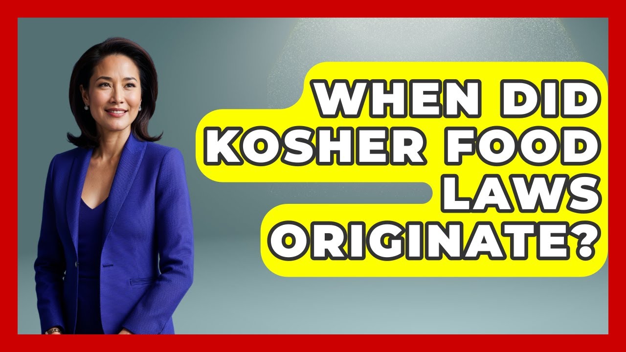 When Did Kosher Food Laws Originate? | The Kosher Way News