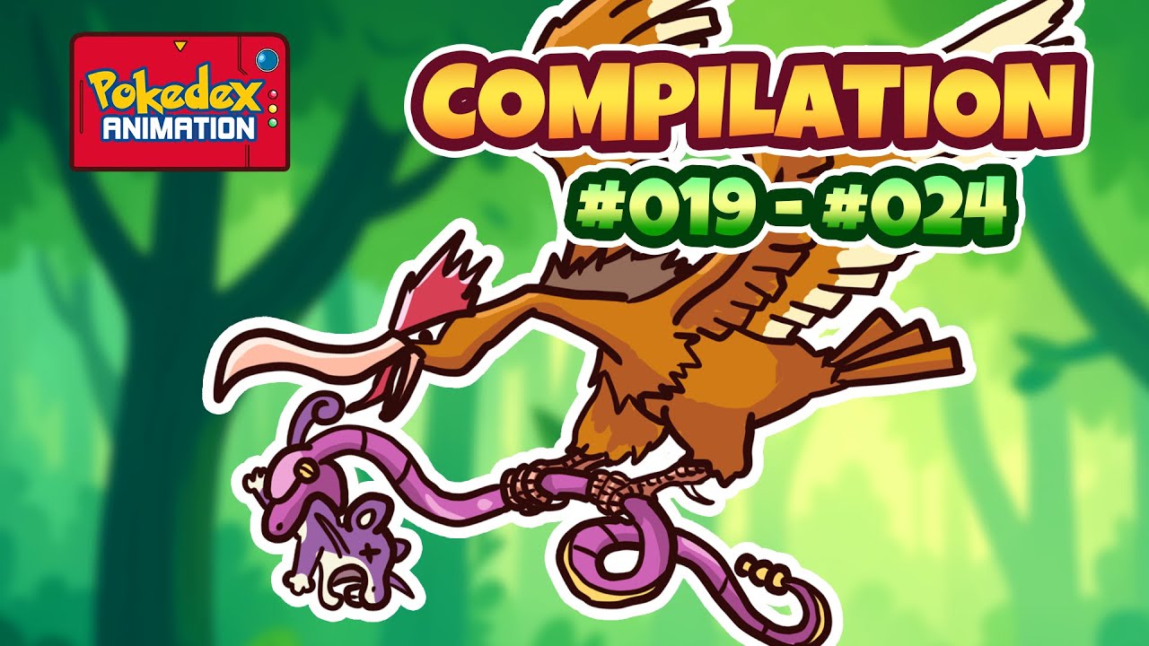 Predator Chain in Pokémon?! 🦅🐍🐭 Rattata, Spearow, Ekans Evolution Line | Animated Pokédex