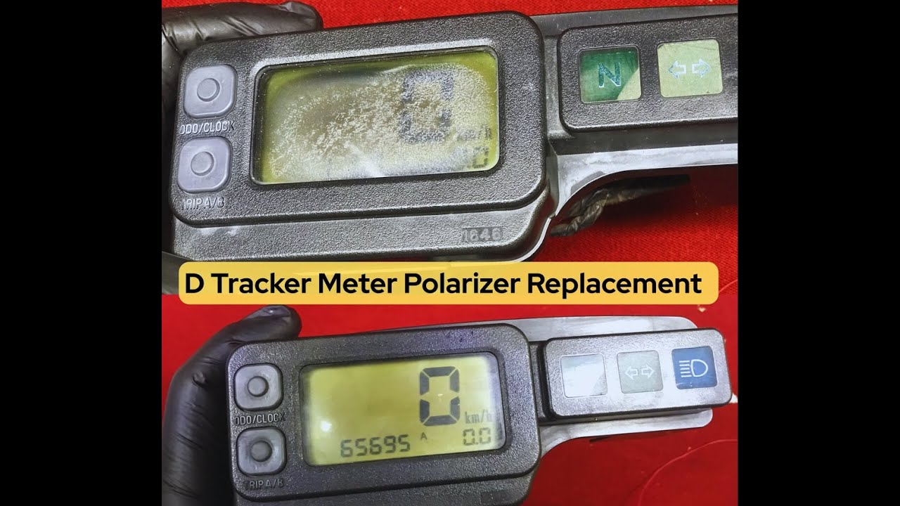 Kawasaki D tracker D1 Meter  Polarizer Replacement