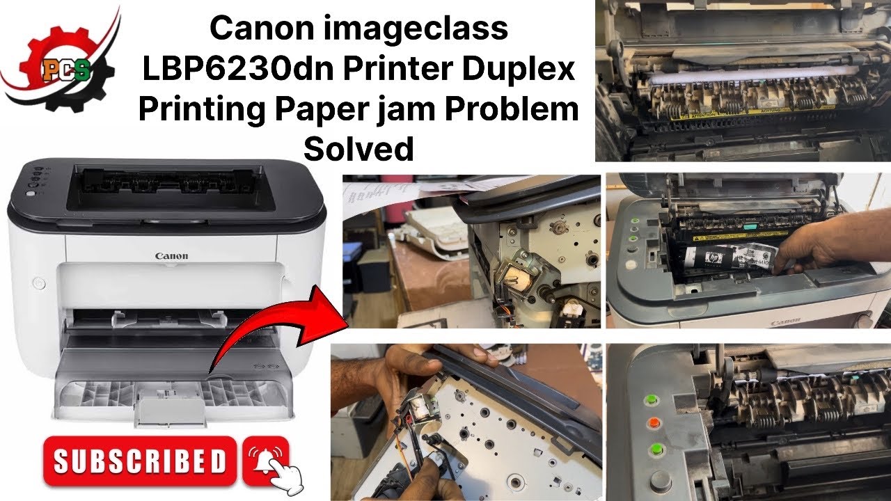 Canon imageclass LBP6230dn Printer Duplex Print Paper jam Problem Solved || Duplex Print Paper jam