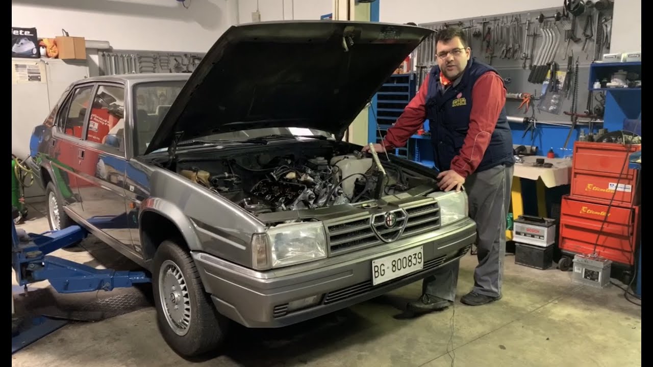 GASI TECNICA: alfa 90 2a parte, rimettiamo in ordine il nostro 2.0 v6 tra perdite di olio e acqua