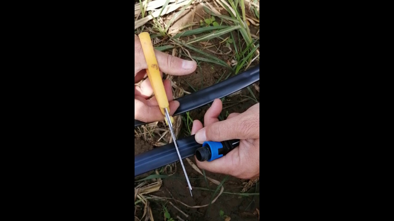 COMO TENDER LAS CINTAS DE RIEGO ADECUADAMENTE