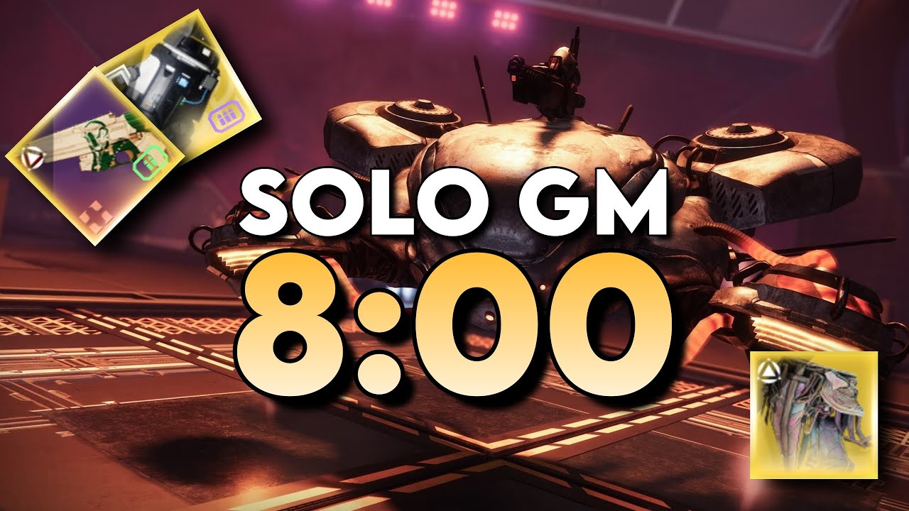 Solo Fallen S.A.B.E.R Grandmaster in 8 Minutes! (8:00)