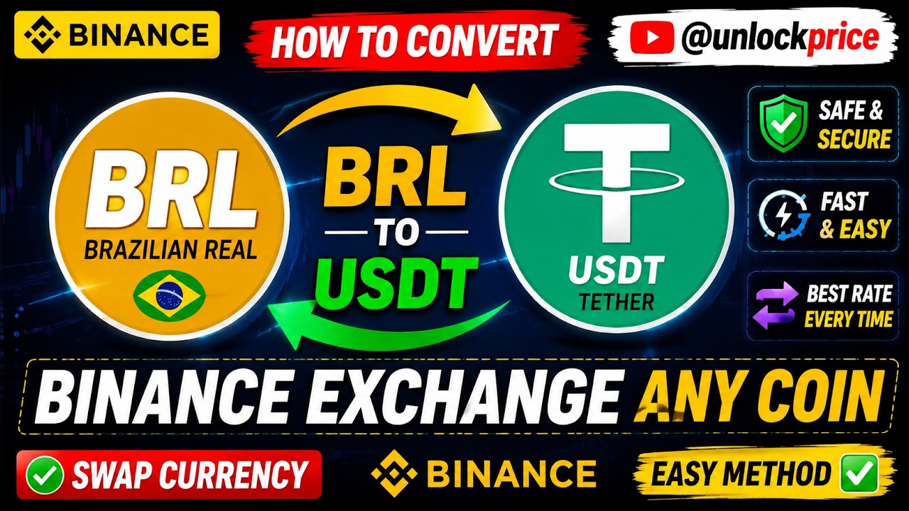 ✅ How to Convert BRL to USDT | Binance Exchange Any Coin | Swap Currency