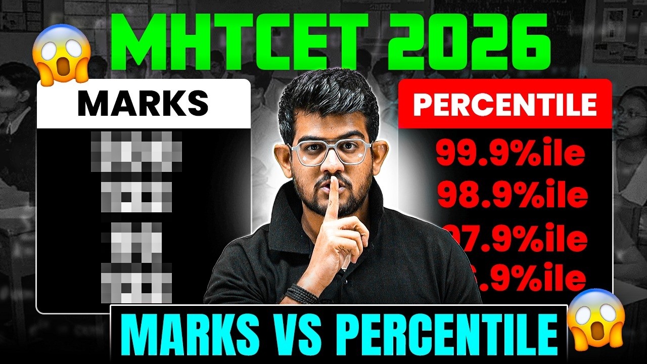 🔥 Marks vs Percentile MHTCET 2026 ✅ | Expected Cutoff & Safe Score 🚀