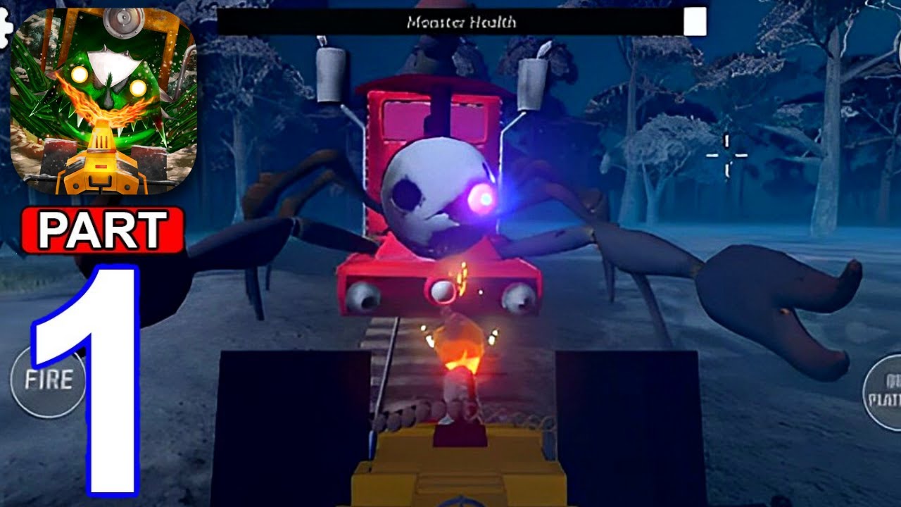 Scary Spider Train Survival 1 - Gameplay Walkthrough, Tutorial (iOS,Android)