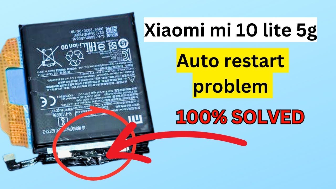 Xiaomi Mi 10 Lite 5G Auto Restart Problem Solution #cellphonerepair #JETFiX #Xiaomimi10lite5g