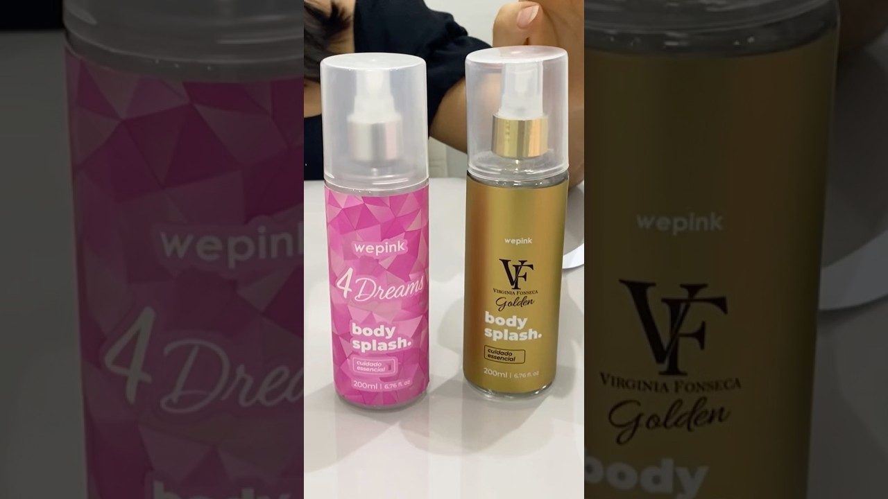 Body Splash da Virg&iacute;nia Fonseca | Wepink Al&ocirc; Virg&iacute;nia | Golden 💛💛
