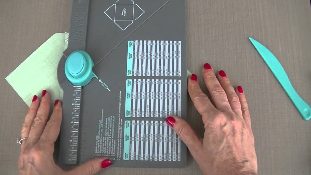 We R Memory Keepers Envelope Punch Board